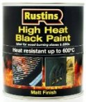 Rustins High Heat Black Paint