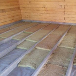 Утепление деревянного и бетонного пола дома